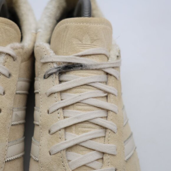 Adidas Gazelle Men's Size 9.5 Ecru Tint Suede Classic Sneakers EE5501 - Picture 10 of 10